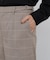 ◆シャークスキン強撚バックルパンツ