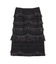 ＜BLACK LABEL＞ MALIHA WAVY FRINGES スカート