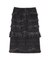 ＜BLACK LABEL＞ MALIHA WAVY FRINGES スカート