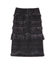 ＜BLACK LABEL＞ MALIHA WAVY FRINGES スカート
