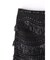 ＜BLACK LABEL＞ MALIHA WAVY FRINGES スカート