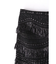 ＜BLACK LABEL＞ MALIHA WAVY FRINGES スカート