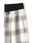 ジャガードチェックパンツ