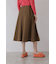 コットンシャンブレースカート