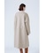 カシミヤ混２ＴＯＮＥリバーノーカラーリバーシブルコート