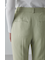 バックサテンクレープパンツ