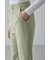 バックサテンクレープパンツ