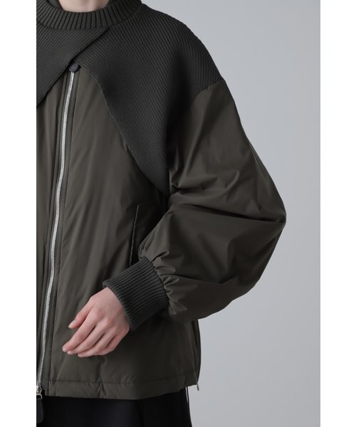 【極美品】現行品　ADORE アドーア プルーフナイロンタフタジャケット 38 極美品】現行品 ADORE アドーア プルーフナイロンタフタ