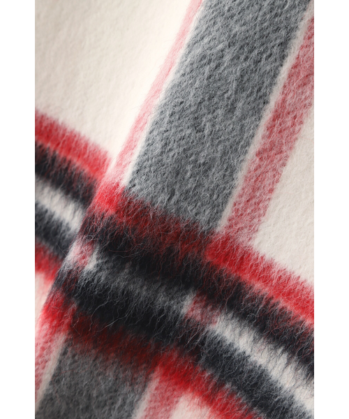 アルパカシャギーチェックワンピース｜アドーアの通販｜&mall（アンド