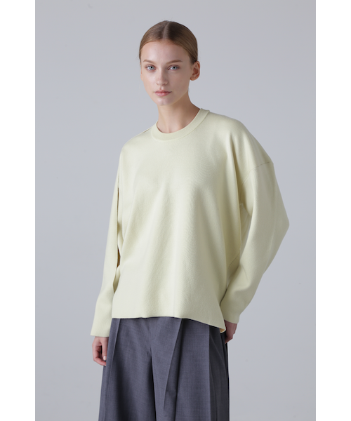 □ 45984★夏 定価4.4万 アドーア ラッフルニットプルオーバー ポンチョ □ 45984☆夏 定価4.4万 アドーア ラッフルニットプルオーバー