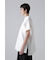 モダンコットンロールアップブラウス
