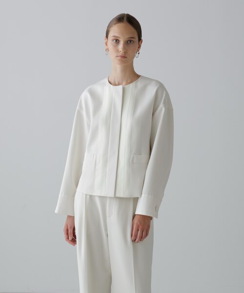 ストレッチジョーゼットジャケット｜アドーアの通販｜&mall