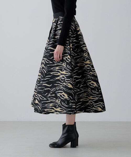 3.1 Phillip Lim 2019コレクション　ゼブラジャガードスカート 3.1 Phillip Lim 2019コレクション ゼブラジャガードスカート