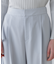 バックサテンジョーゼットパンツ