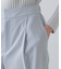 バックサテンジョーゼットパンツ