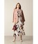 ◆スカーフプリントロングワンピース
