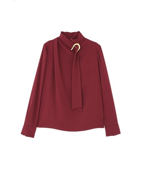 冨張愛コラボ]クラッシュメタルブローチブラウス｜ピンキーアンド