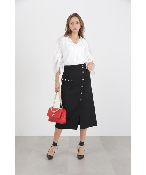 メタルドットポイントスカート｜ピンキーアンドダイアンの通販