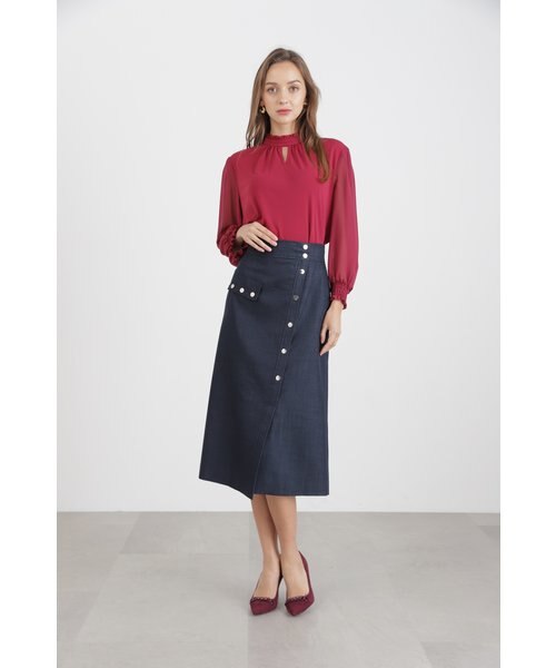 メタルドットポイントスカート｜ピンキーアンドダイアンの通販