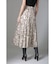◆[URBAN PRECIOUS] アブストラクトプリントプリーツスカート