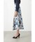 フラワープリントフレアスカート