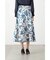 フラワープリントフレアスカート