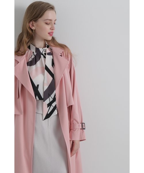 ◇ジオメトリックアートプリントブラウス｜ピンキーアンドダイアンの