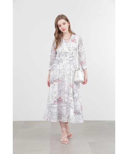 ◇ヨーロピアンシティスケープワンピース｜ピンキーアンドダイアンの