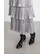 ◆クリスタルプリーツティアードスカート