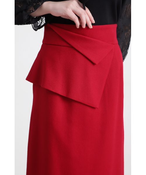 ◇ペプラムフラノスカート｜ピンキーアンドダイアンの通販｜&mall