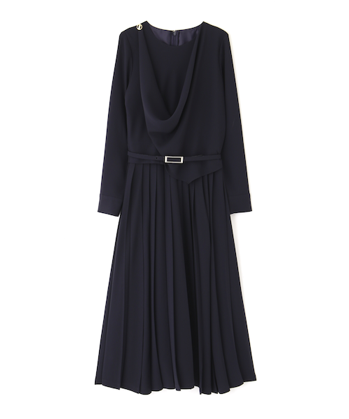 冨張愛コラボ　ワンピース 冨張愛コラボ] ドレーププリールワンピース｜ピンキーアンドダイアンの