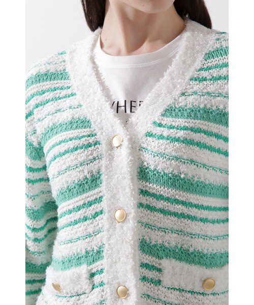 ◇ツイードニットカーディガン｜ピンキーアンドダイアンの通販｜&mall