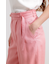 ◆スリムベルト付きワイドパンツ