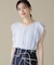 プリーツスリーブタックブラウス