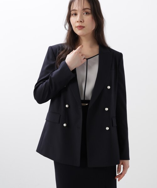 ESCADA ピンク ダブルブレストジャケット 36 ESCADA ピンク ダブルブレストジャケット 36 escada vintage
