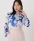 ◆フラワープリントギャザーブラウス