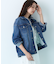 ルーズカラーデニムジャケット