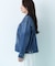 ルーズカラーデニムジャケット