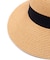 ブラックリボンラフィアライクハット
