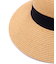 ブラックリボンラフィアライクハット