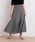 シアーローンボリュームフレアースカート