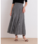 シアーローンボリュームフレアースカート