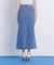 デニムマキシＡラインスカート