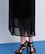 ［美香さん着用］メッシュッレースコンビワンピース