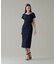 ラグランステッチベルト付きワンピース