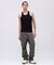 《DAILY／デイリー》RIB TANK TOP BACK CROSS／リブ タンクトップ バッククロス  デイリーウェア