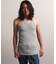 《DAILY／デイリー》RIB TANK TOP BACK CROSS／リブ タンクトップ バッククロス  デイリーウェア