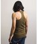 《DAILY／デイリー》RIB TANK TOP BACK CROSS／リブ タンクトップ バッククロス  デイリーウェア