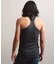 《DAILY／デイリー》RIB TANK TOP BACK CROSS／リブ タンクトップ バッククロス  デイリーウェア