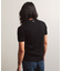 《DAILY／デイリー》RIB S／S V-NECK T-SHIRT／リブ 半袖 ブイネック Tシャツ  デイリーウェア